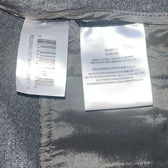 BCBGMAXAZRIA HEATHER GRAY STRETCH DRESS CAREER PANTS SIZE SMALL - Picture 8 of 8